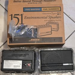 BRAND NEW BOSE 151 ENVIRONMENTAL INDOOR/OUTDOOR SPEAKERS