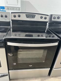 Whirlpool Electric Range Glass Cooktop Stove