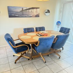 Dining room table and chairs