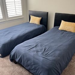 Two Twin Beds $100 (Staged Furniture)