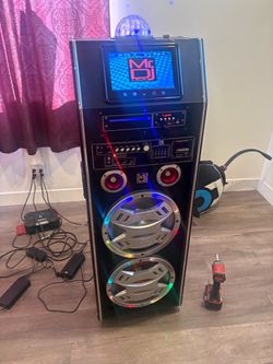Mr. DJ Large Party Speaker and karaoke System with Display