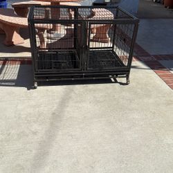 Duel Dog Cage 