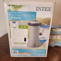 Intex Kystal Clear Cartridge Filter Pump C1000