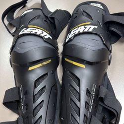 Leatt Unisex-Adult Motorcycle Pivoting Knee & Shin Guards – Hard Shell