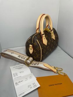 Speedy Bandoulière 20 Monogram Beige Strap
