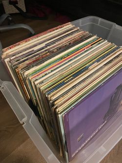 Vintage gospel vinyl records