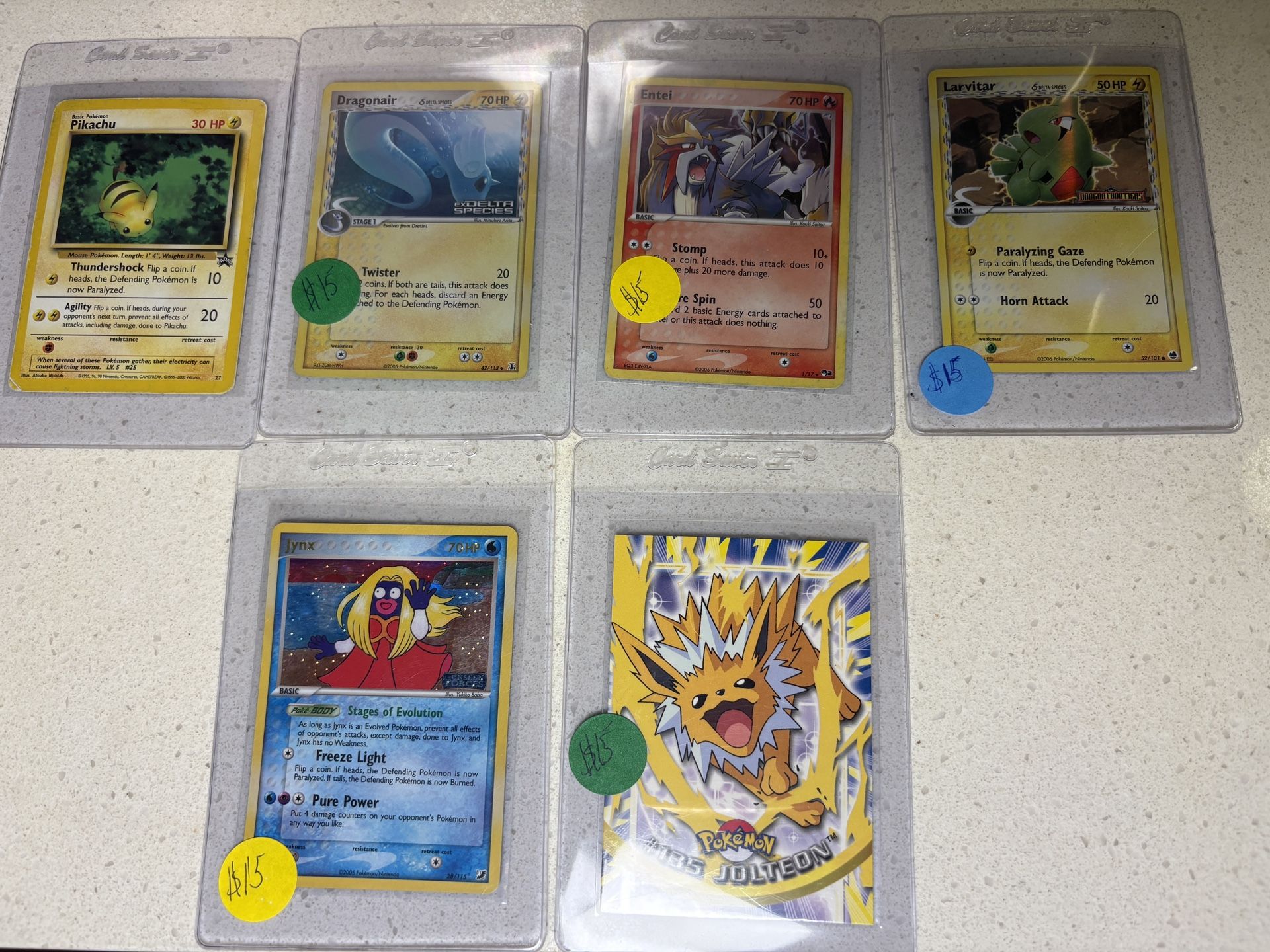 Pokemon cards $15 