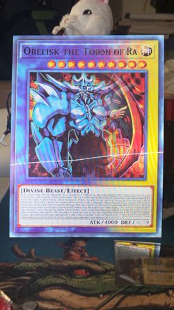 Obelisk the Tormentor Yu-Gi-Oh! Holo Card