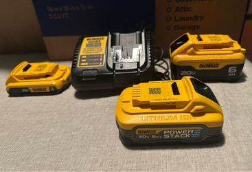 Dewalt charger with batteries