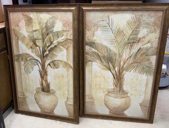 2 Frames of palm