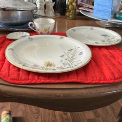 Place Setting Dinner Plate, Salad Pl, Coffee Cup, Sm Butter Dish Or Tea Bag