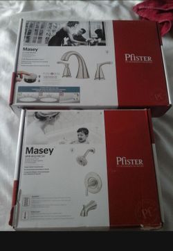 PFISTER COMBO, Shower Set and lavatory faucet