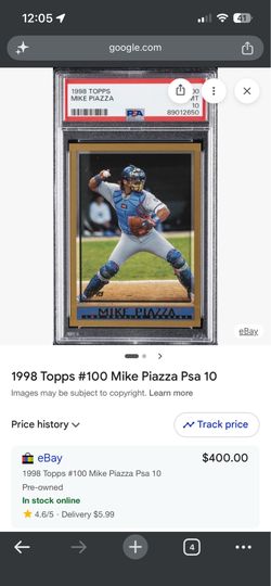 Mike piazza card