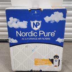 Nordic Pure 18x20x1 Pleated Merv 8 Air Filter 6-PACK