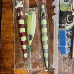 Knife Jigs Rigged Up For Bluefin Fishing