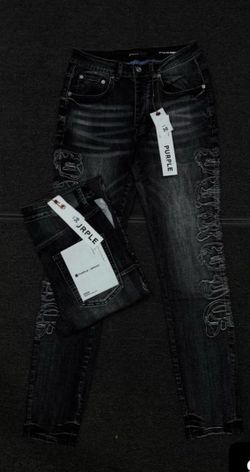Purple jeans