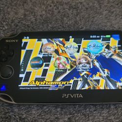 PS Vita Black 1000 series OLED Mod-ded Playstation Ps1 Psp Video Game Console 
