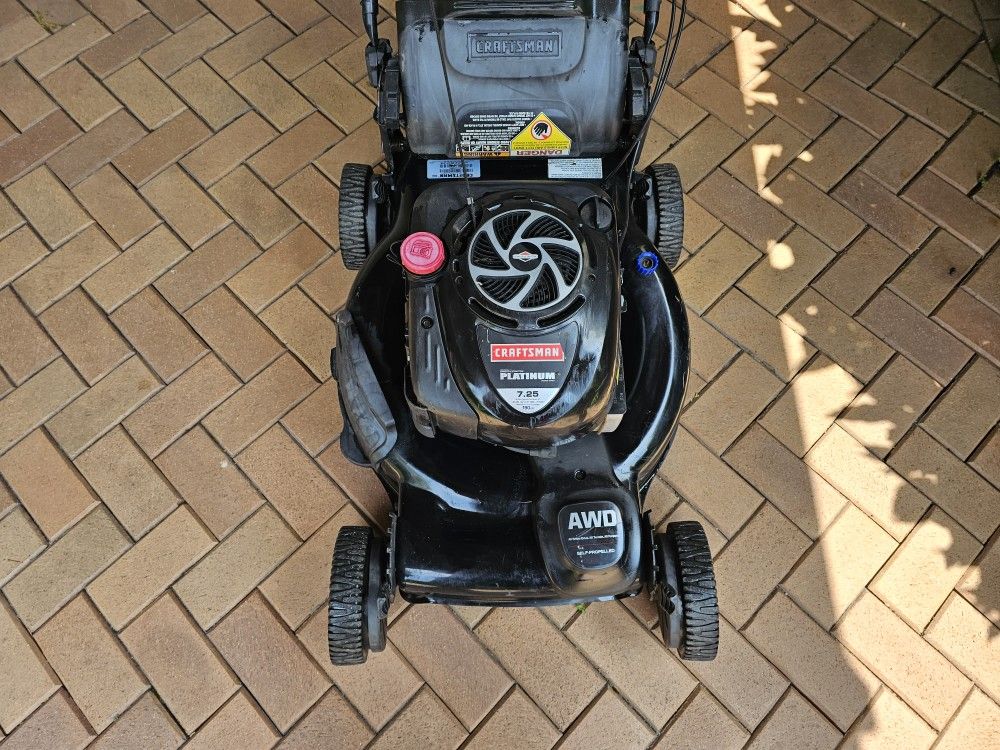 Craftsman platinum 7.25 190cc awd new arrivals