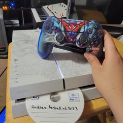 PS4 (Goldhen), 32in Curved 165hz FHD MSI Monitor, Xbox 360 Elite (Aurora) w 500gb External Hard Drive. Bundle. [Read Description]