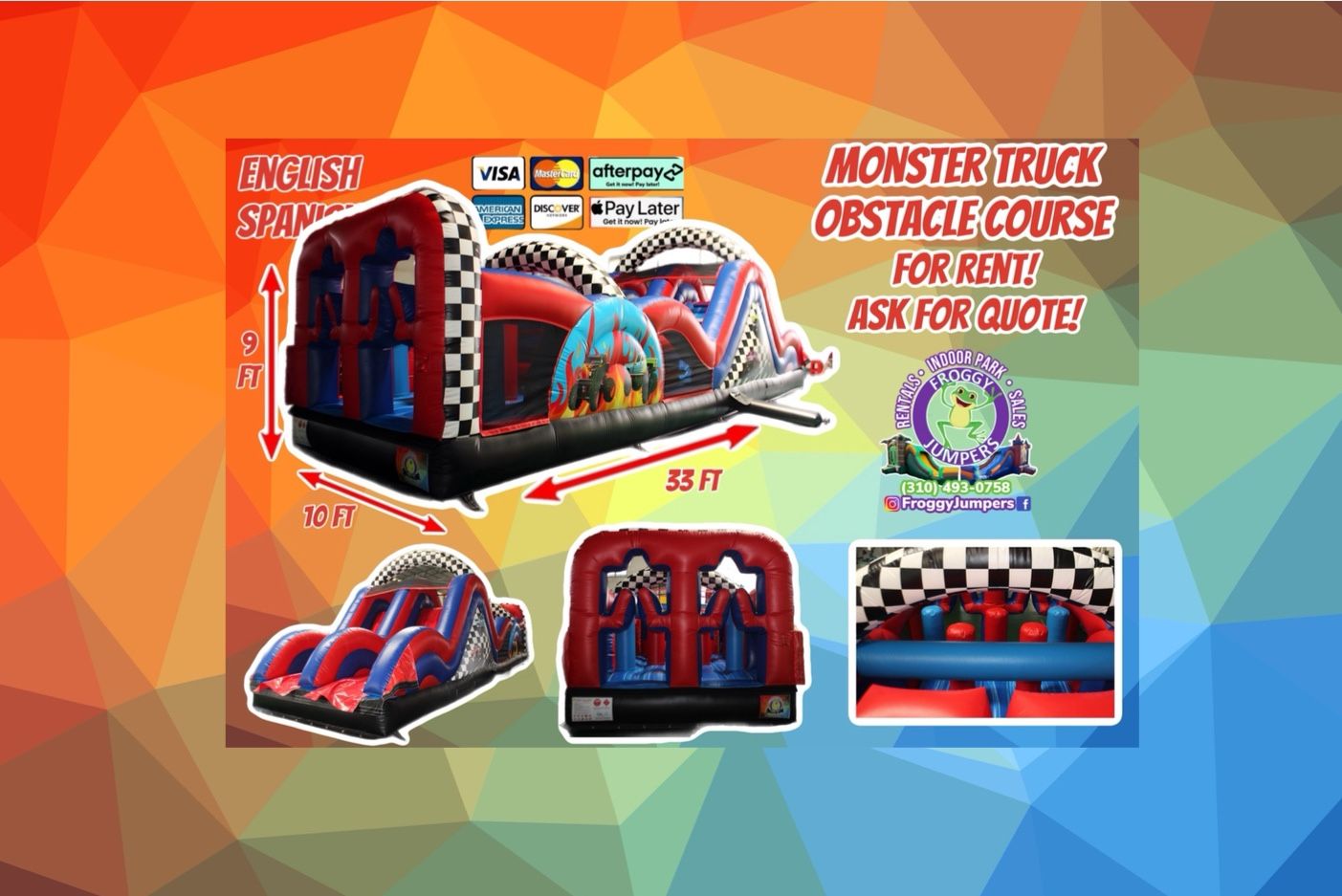 Monster Truck obstacle Course
