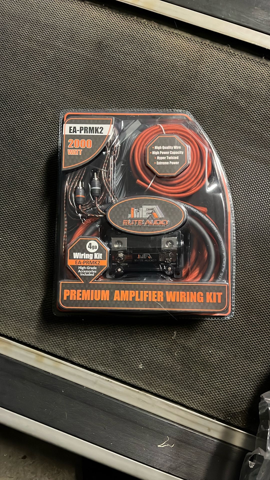 Elite Audio Complete 4 Gauge Amplifier Installation Kit High Quality Wire With 2000 Watts Handling