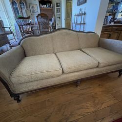 Antique Floral Stitched Couch