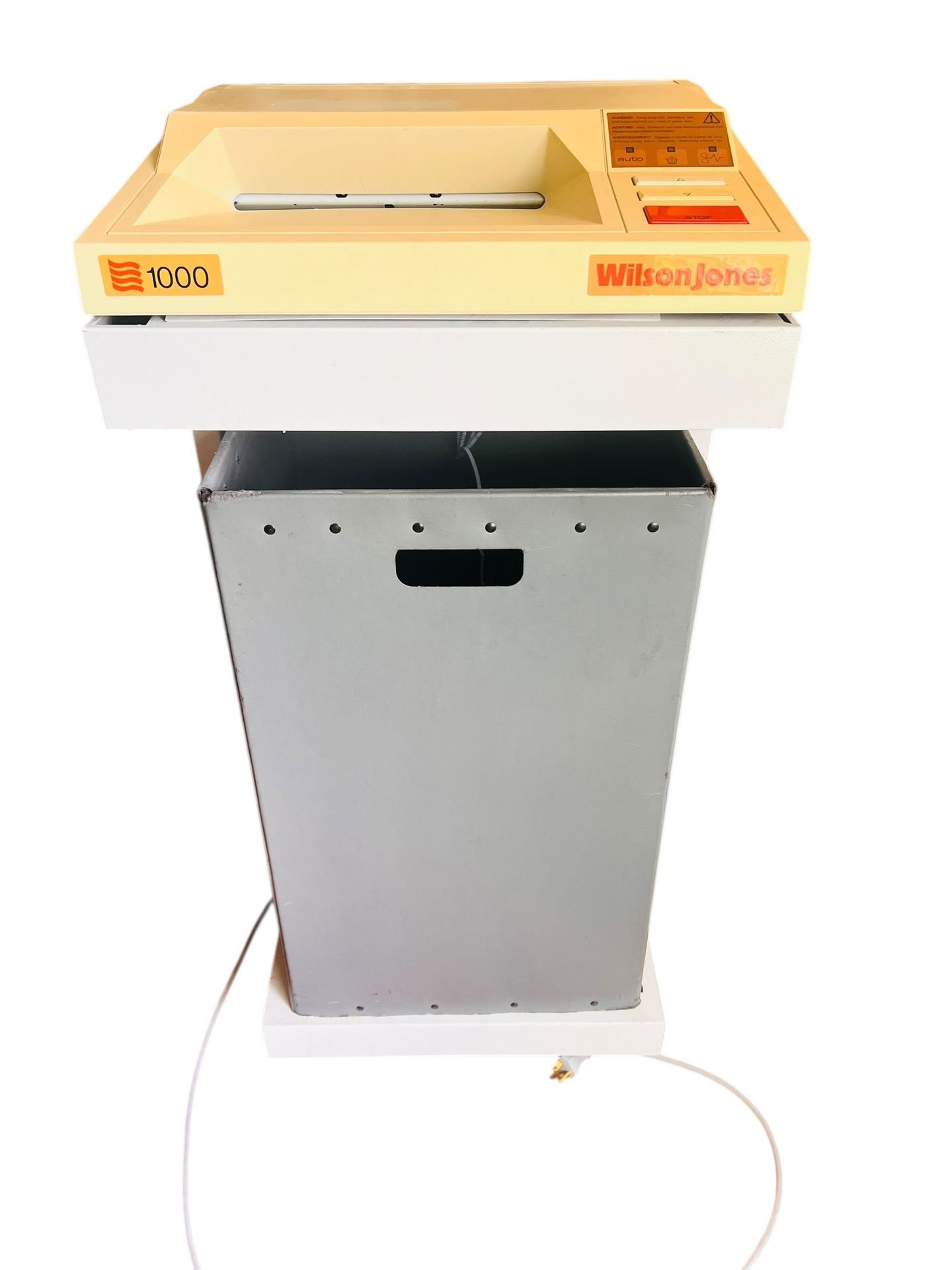 Industrial Paper Shredder Wilson Jones Model 1000
