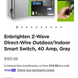 G E 40 Amp Smart Switch