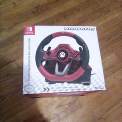 Nintendo Switch Mario Kart Steering Wheel Deluxe Edition.