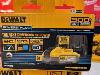 Dewalt Power stack 5.0 Batteries Set 300 Pre Tax In Store 