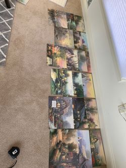 Thomas Kincaid painter of light 100 sheets reprints