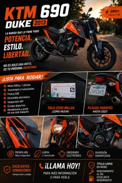 2017 KTM 690 Duke ABS
