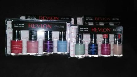 Revlon color stay nail polish 4pks. NEW - $7
