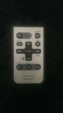 Pioneer remote control