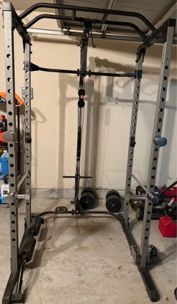Workout Cage With Lat pull-down