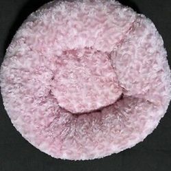 Pink Plush Pet Bed 