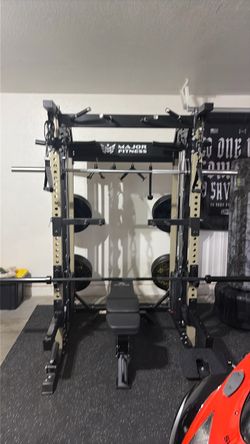Major Fitness B52 Pro w/350lb rubber weights