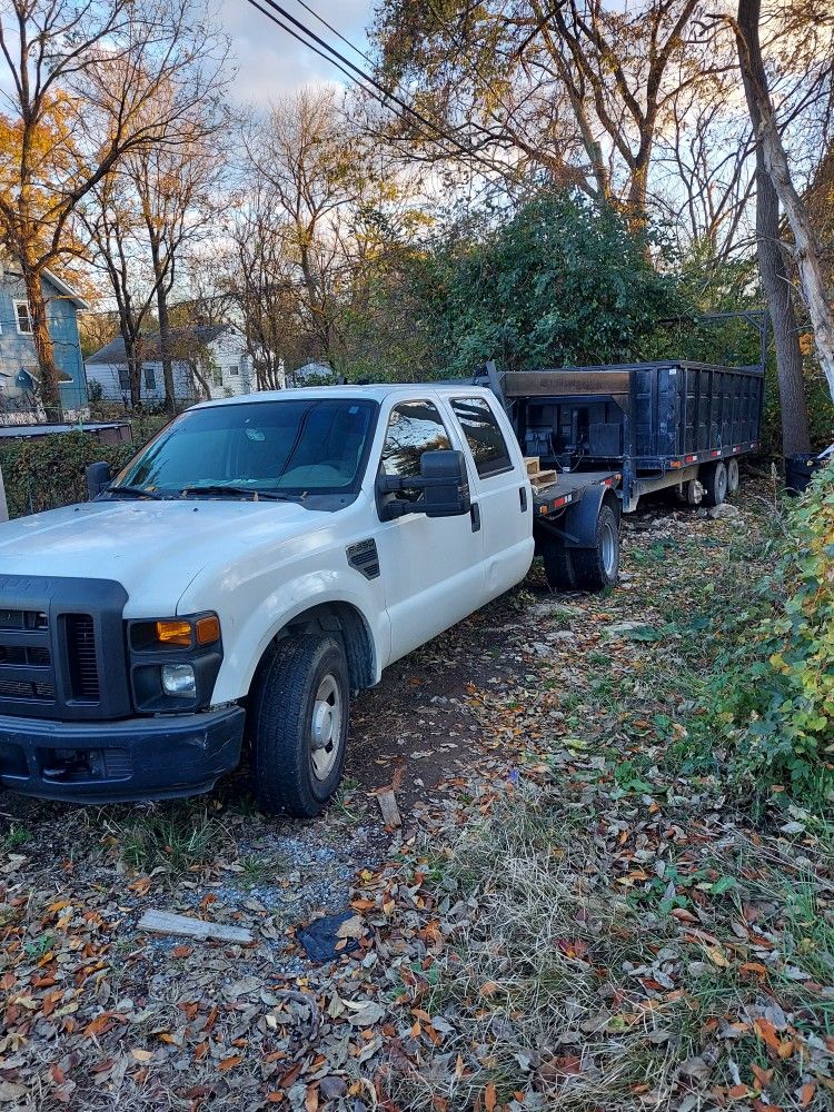 Ford F350, 3 Car Hauler, Dump Trailer