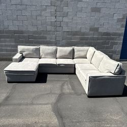 Modern Grey Sectional 