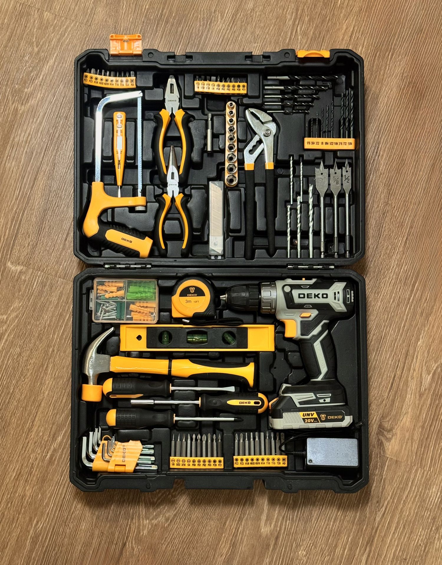 Deko 20V Cordless Drill Kit DKMT186