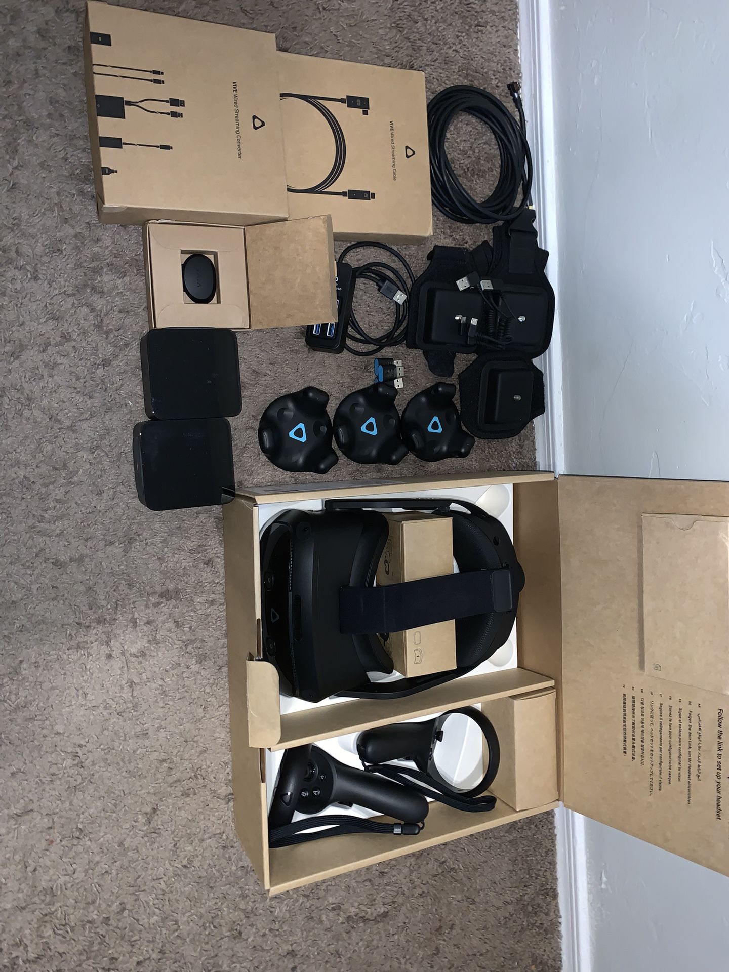vr headset with full body