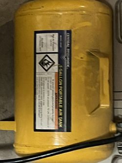 5 gallon portable air compressor