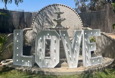 Marquee LOVE letters $40