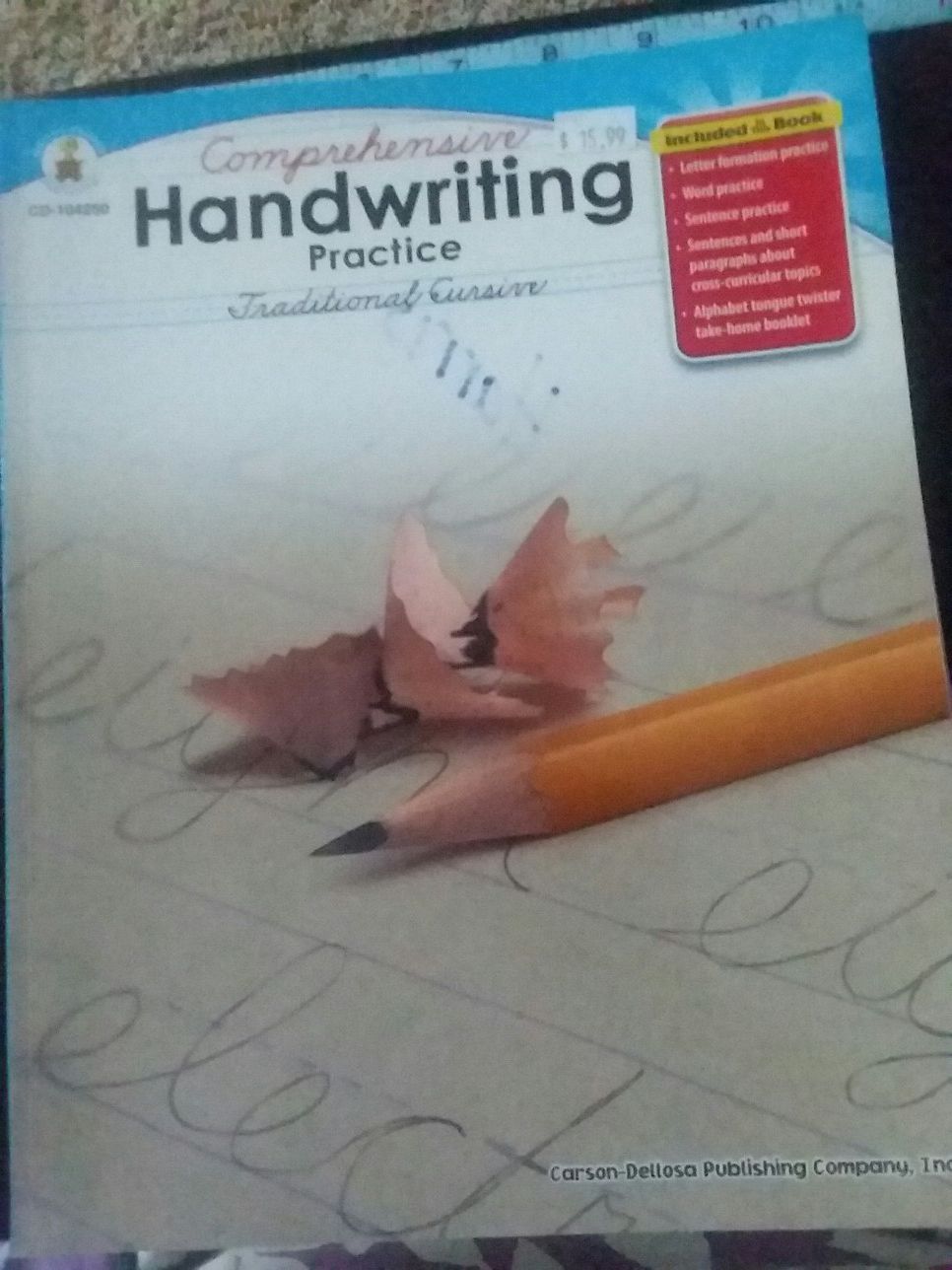 Comprehensive Handwriting Practice Traditional Cursive