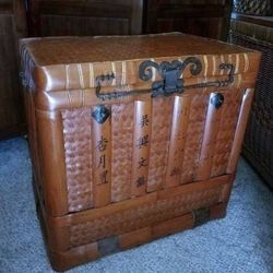 Antique Bamboo Trunk
