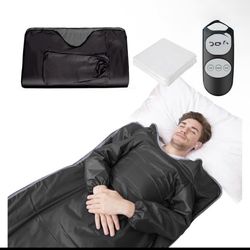 Sale!! Portable Infrared Sauna Blanket for Detox - Available in Black & Grey