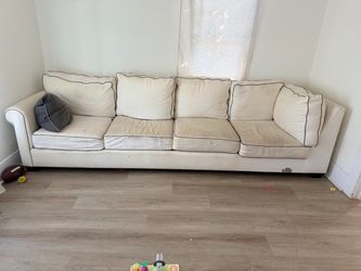 free big white couch