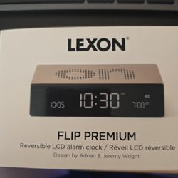Lexon Flip Alarm Clock