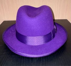 Bruno Capelo - Godfather Collection Purple Australian wool  with Satin Band