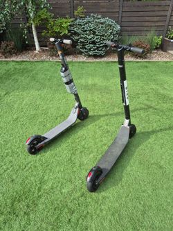 Two electric scooters